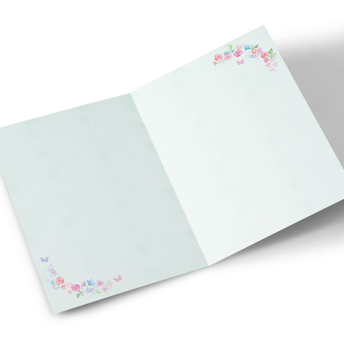 Personalised Birthday Card - Flowers & Birdhouse, Editable Age