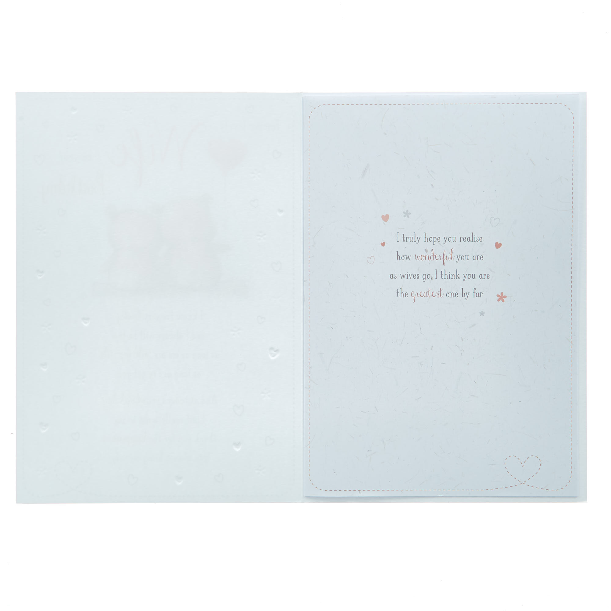 Birthday Card - Lovely Wife Bear Couple