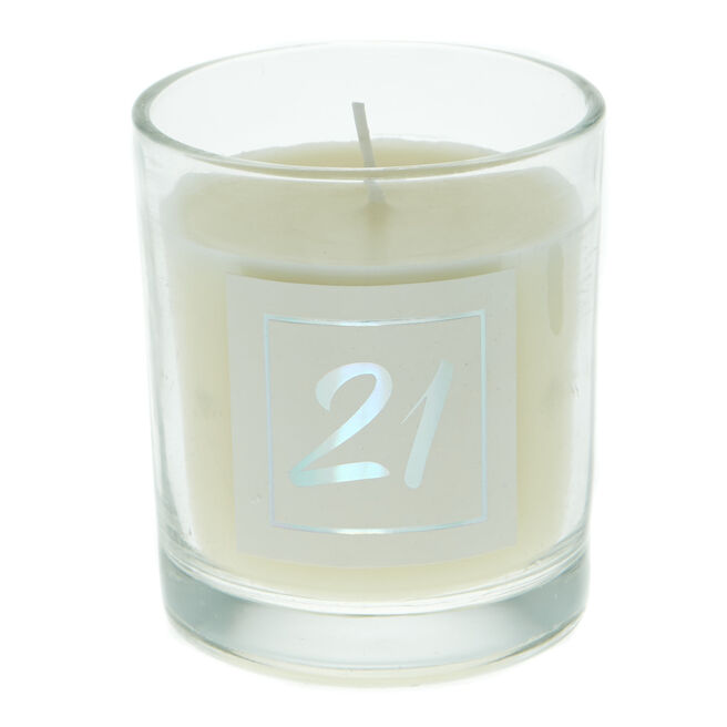 21st Birthday Vanilla Scented Candle